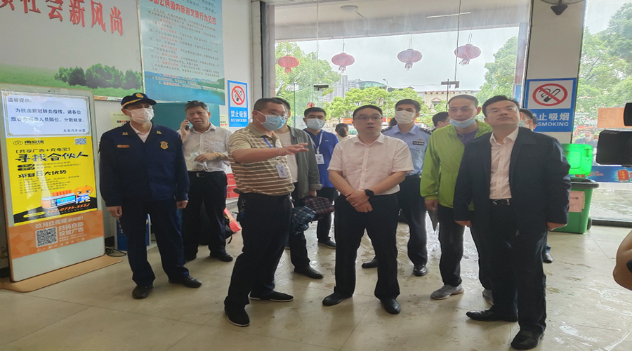 市委常委、副市長馬天毅到天龍站檢查工作